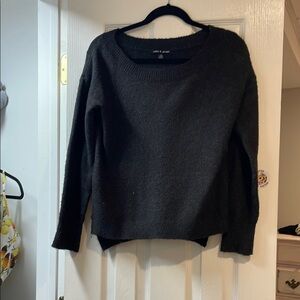 Cable & Gauge Black Crew Neck Sweater
